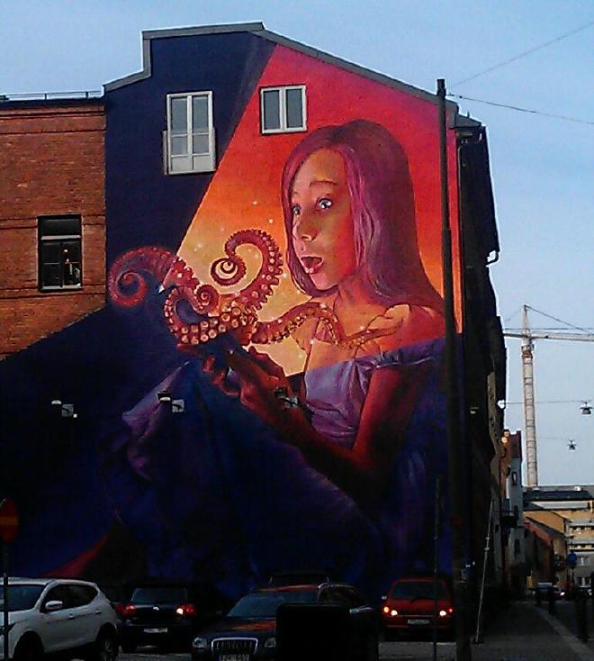 Street art in Malmö, Sweden