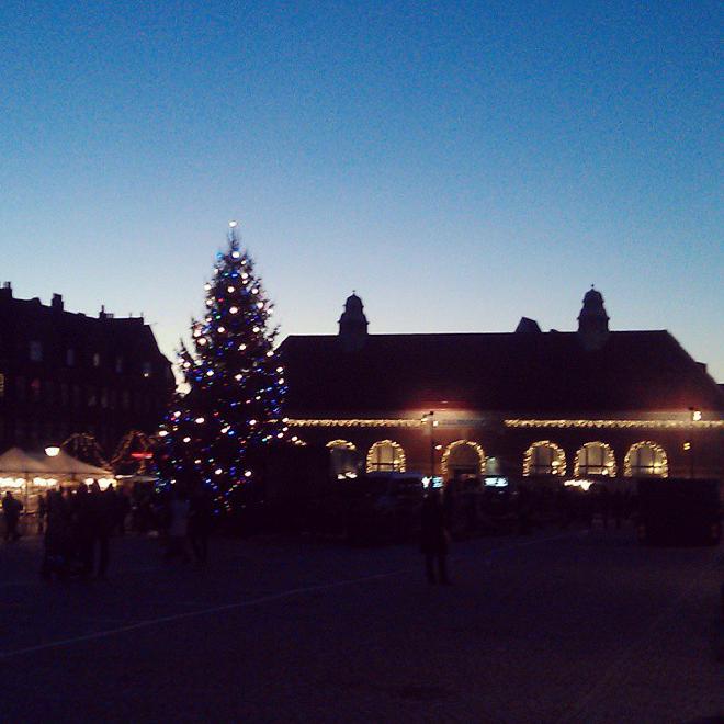 Christmas market in Lund, Sweden