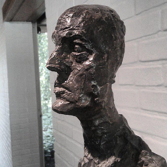 Giacometti, as seen in the Louisiana Museum of Modern Art